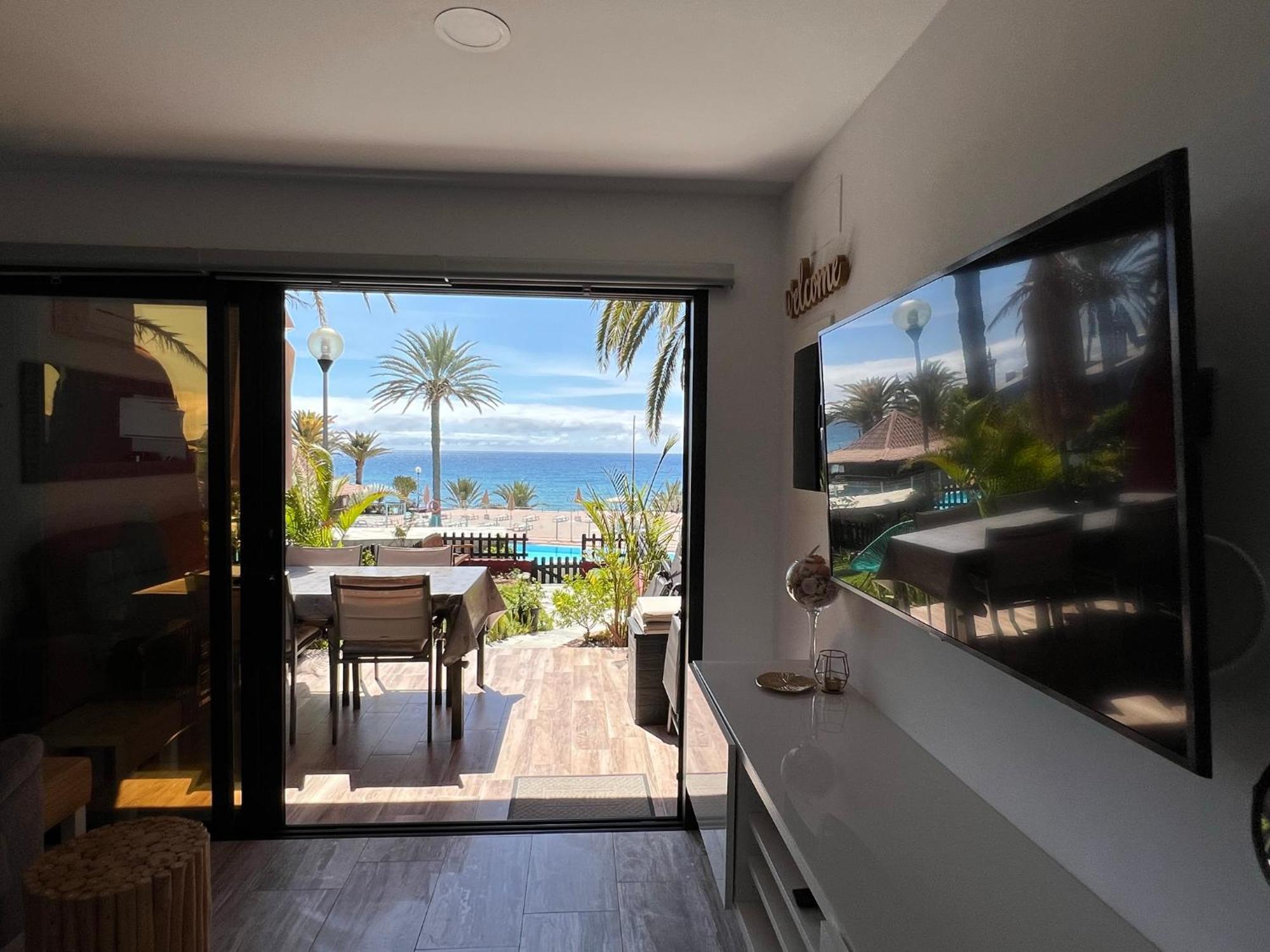 First Beachline Deluxe With Garden And Terrasse In Sun Club San Bartolomé Екстериор снимка