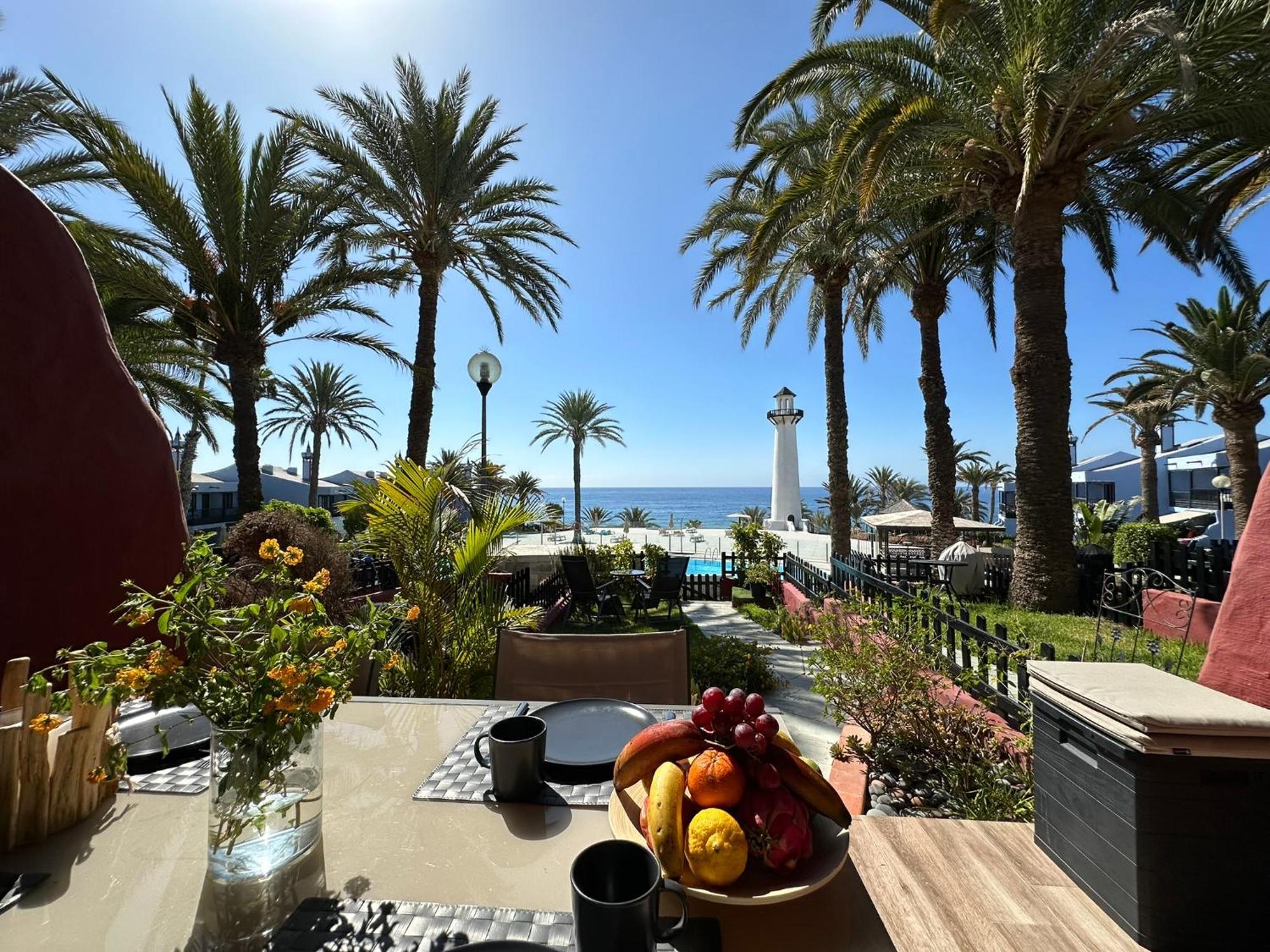 First Beachline Deluxe With Garden And Terrasse In Sun Club San Bartolomé Екстериор снимка